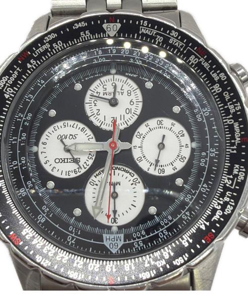 SEIKO（セイコー）SEIKO (セイコー) 腕時計 ブラックの古着・服飾アイテム