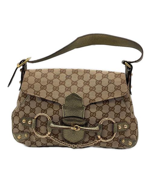 GUCCI（グッチ）GUCCI (グッチ) ショルダーバッグ ブラウンの古着・服飾アイテム