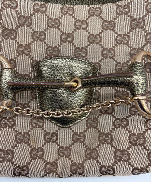 GUCCI（グッチ）GUCCI (グッチ) ショルダーバッグ ブラウンの古着・服飾アイテム