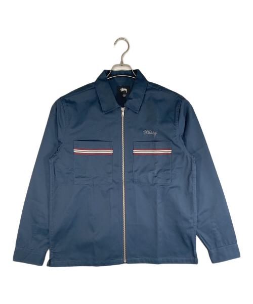 stussy（ステューシー）stussy (ステューシー) ワークジャケット ネイビー サイズ:Sの古着・服飾アイテム