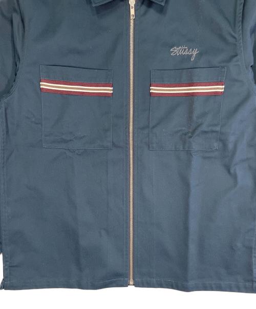stussy（ステューシー）stussy (ステューシー) ワークジャケット ネイビー サイズ:Sの古着・服飾アイテム