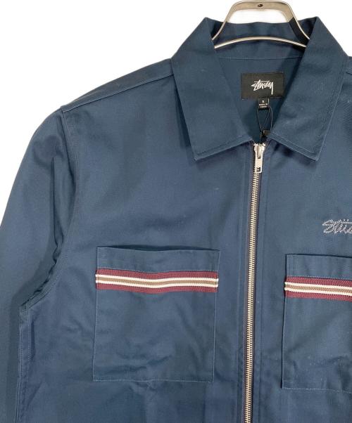 stussy（ステューシー）stussy (ステューシー) ワークジャケット ネイビー サイズ:Sの古着・服飾アイテム