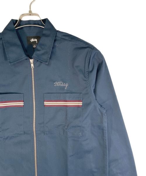 stussy（ステューシー）stussy (ステューシー) ワークジャケット ネイビー サイズ:Sの古着・服飾アイテム