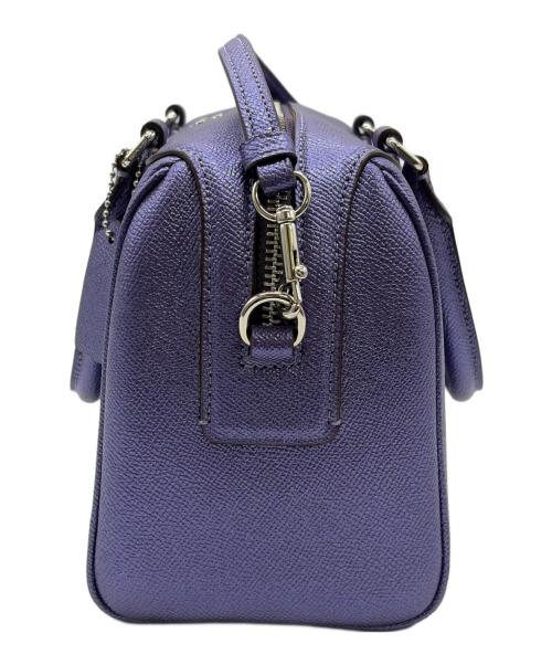 COACH（コーチ）COACH (コーチ) ハンドバッグ パープルの古着・服飾アイテム