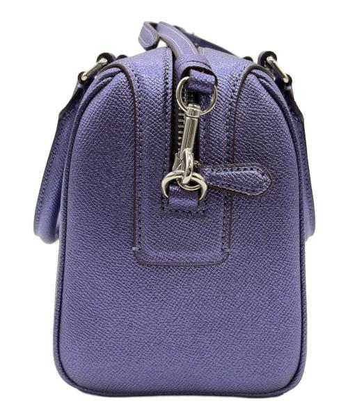 COACH（コーチ）COACH (コーチ) ハンドバッグ パープルの古着・服飾アイテム