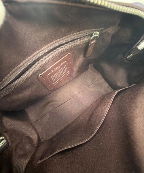 COACH（コーチ）COACH (コーチ) ハンドバッグ パープルの古着・服飾アイテム