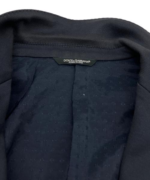 DOLCE & GABBANA（ドルチェ＆ガッバーナ）DOLCE & GABBANA (ドルチェ＆ガッバーナ) テーラードジャケット ネイビー サイズ: IT 44の古着・服飾アイテム