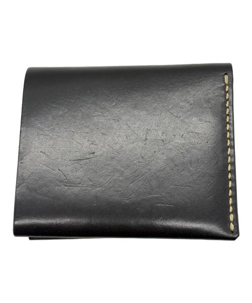 LEATHER ARTS&CRAFTS MOTO（レザーアーツ アンド クラフツ モト）LEATHER ARTS&CRAFTS MOTO (レザーアーツ アンド クラフツ モト) コンパクトウォレット ブラックの古着・服飾アイテム