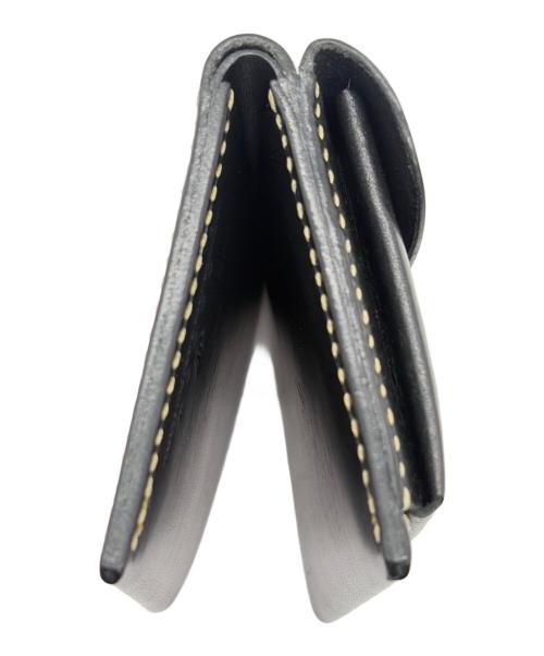 LEATHER ARTS&CRAFTS MOTO（レザーアーツ アンド クラフツ モト）LEATHER ARTS&CRAFTS MOTO (レザーアーツ アンド クラフツ モト) コンパクトウォレット ブラックの古着・服飾アイテム