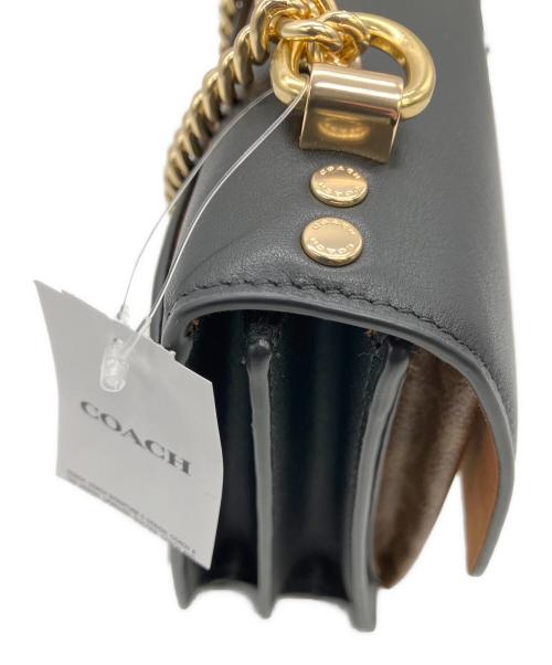COACH（コーチ）COACH (コーチ) ショルダーバッグ ブラック×ブラウン 未使用品の古着・服飾アイテム