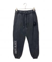 BAPE BLACK A BATHING APE（ベイプ ブラック ア ベイシング エイプ）の古着「パンツ」｜ブラック