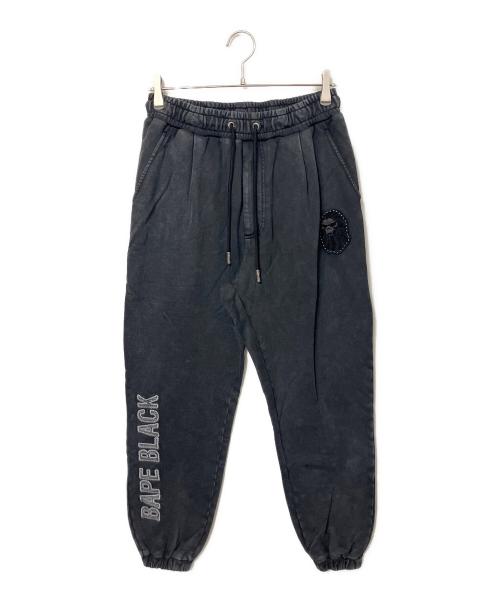 BAPE BLACK A BATHING APE（ベイプ ブラック ア ベイシング エイプ）BAPE BLACK A BATHING APE (ベイプ ブラック ア ベイシング エイプ) パンツ ブラック サイズ:M 未使用品の古着・服飾アイテム