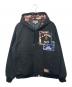 A BATHING APE（アベイシングエイプ）の古着「A RISING BAPE PATCHWORK HOODIE WORK JACKET/パッチワークフーディワークジャケット」｜ブラック