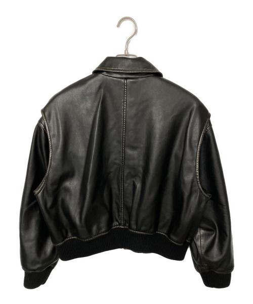 BAPY BY A BATHING APE（ベイピー バイ ア ベイシング エイプ）BAPY BY A BATHING APE (ベイピー バイ ア ベイシング エイプ) BAPY PU JACKET ブラック サイズ:M 未使用品の古着・服飾アイテム