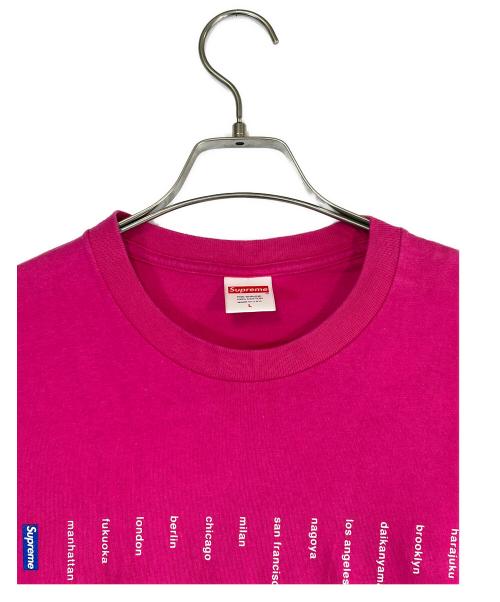 SUPREME（シュプリーム）Supreme (シュプリーム) 半袖カットソー ショッキングピンク サイズ:SIZE Lの古着・服飾アイテム