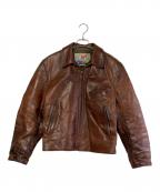 Aero LEATHERエアロレザー）の古着「ホースレザージャケット」｜ブラウン
