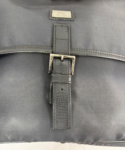BURBERRY BLACK LABEL（バーバリーブラックレーベル）BURBERRY BLACK LABEL (バーバリーブラックレーベル) ナイロンショルダーバッグ ブラックの古着・服飾アイテム