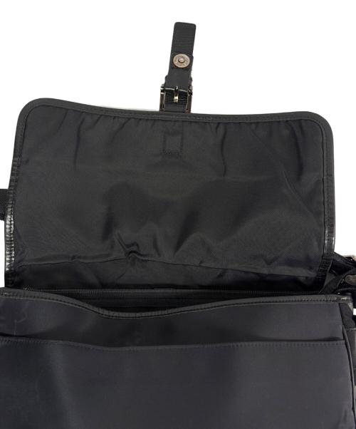 BURBERRY BLACK LABEL（バーバリーブラックレーベル）BURBERRY BLACK LABEL (バーバリーブラックレーベル) ナイロンショルダーバッグ ブラックの古着・服飾アイテム