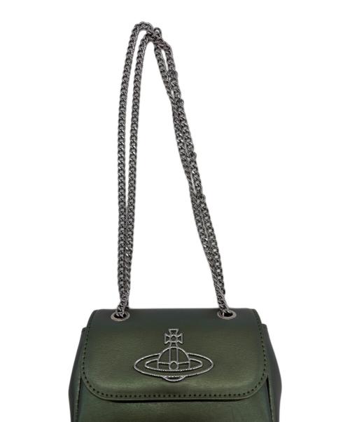 Vivienne Westwood（ヴィヴィアンウエストウッド）Vivienne Westwood (ヴィヴィアンウエストウッド) ショルダーバッグ グリーンの古着・服飾アイテム