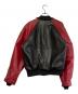 VANSON (バンソン) TJVレザージャケット レッド×ブラック サイズ:SIZE 40（M)：32000円