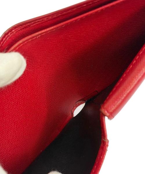 LOUIS VUITTON（ルイ ヴィトン）LOUIS VUITTON (ルイ ヴィトン) ポルトビエ カルトクレディモネ レッドの古着・服飾アイテム
