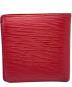 LOUIS VUITTON (ルイ ヴィトン) ポルトビエ カルトクレディモネ レッド：10000円