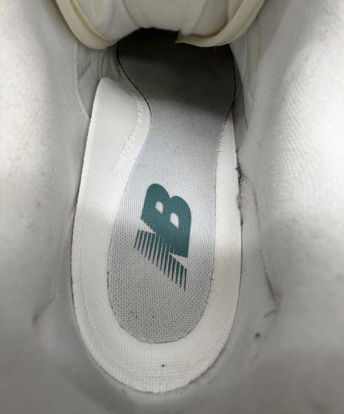 NEW BALANCE（ニューバランス）NEW BALANCE (ニューバランス) ローカットスニーカー ホワイト×グリーン サイズ:SIZE 27cmの古着・服飾アイテム