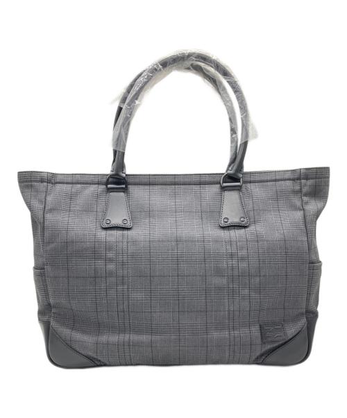 PORTER（ポーター）PORTER (ポーター) トートバッグ グレー×ブラック 未使用品の古着・服飾アイテム