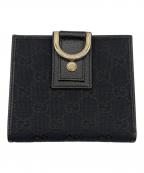 GUCCIグッチ）の古着「2つ折り財布」｜ブラック