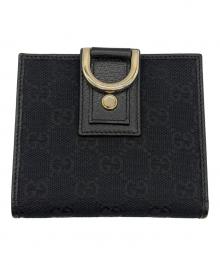 GUCCI（グッチ）の古着「2つ折り財布」｜ブラック