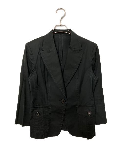 BURBERRY LONDON（バーバリーロンドン）BURBERRY LONDON (バーバリーロンドン) テーラードジャケット ブラック サイズ:42の古着・服飾アイテム