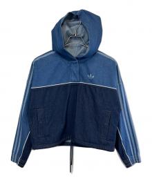 adidas（アディダス）の古着「デニムパーカー」｜インディゴ