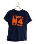 stussy（ステューシー）の古着「半袖カットソー」｜ネイビー