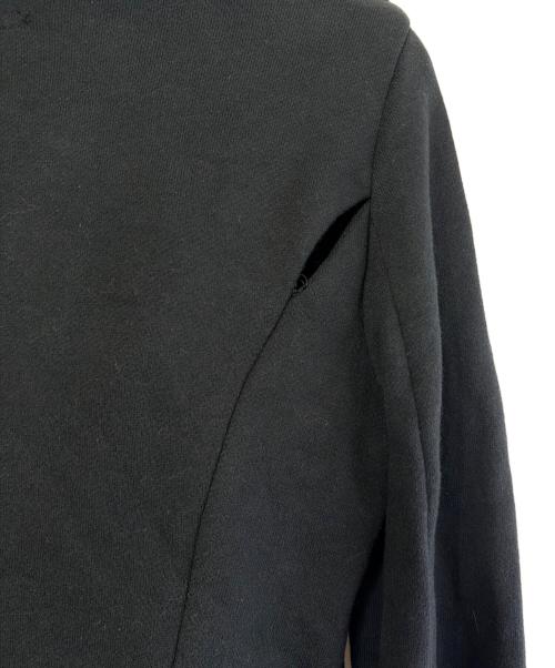 Yasuyuki Ishii（ヤスユキイシイ）Yasuyuki Ishii (ヤスユキイシイ) スウェットライダースジャケット ブラック サイズ:SIZE Freeの古着・服飾アイテム