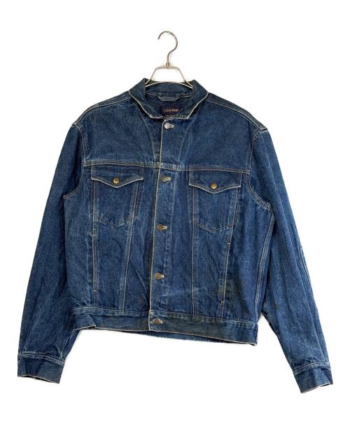 Calvin Klein（カルバンクライン）Calvin Klein (カルバンクライン) デニムジャケット インディゴ サイズ:SIZE Lの古着・服飾アイテム