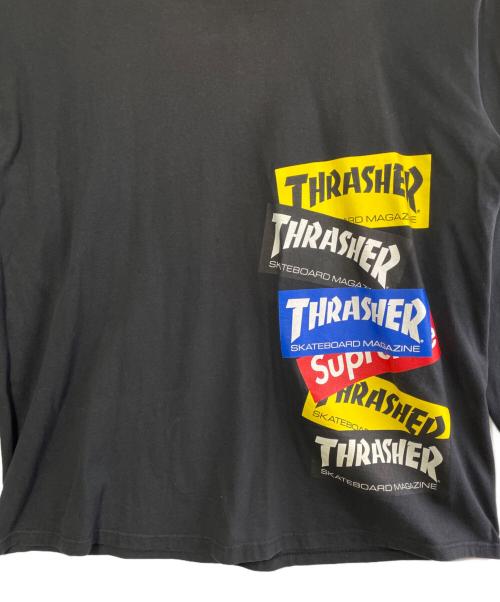 SUPREME（シュプリーム）SUPREME (シュプリーム) THRASHER (スラッシャー) 長袖Tシャツ ブラック サイズ:XLの古着・服飾アイテム