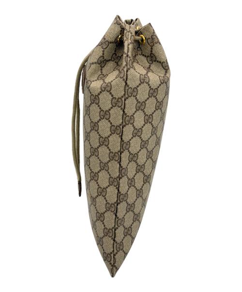 GUCCI（グッチ）GUCCI (グッチ) 巾着バッグ ベージュの古着・服飾アイテム
