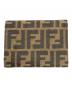 FENDI (フェンディ) 3つ折り財布 ブラウン×ブラック：9000円