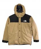 THE NORTH FACEザ ノース フェイス）の古着「マウンテンダウンジャケット」｜カーキ×ブラック