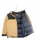 中古・古着 THE NORTH FACE (ザ ノース フェイス) マウンテンダウンジャケット カーキ×ブラック サイズ:XL：25000円