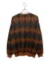 WACKO MARIA (ワコマリア) モヘアカーディガン ブラウン×ブルー サイズ:XL：28000円