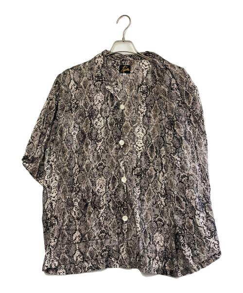 Needles（ニードルズ）Needles (ニードルズ) 半袖シャツ ブラック×グレー サイズ:SIZE Lの古着・服飾アイテム