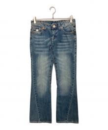 TRUE RELIGION（トゥルー レリジョン）の古着「フレアデニムパンツ」｜インディゴ