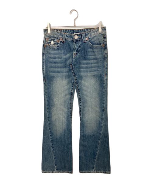 TRUE RELIGION（トゥルー レリジョン）TRUE RELIGION (トゥルー レリジョン) フレアデニムパンツ インディゴ サイズ:28の古着・服飾アイテム