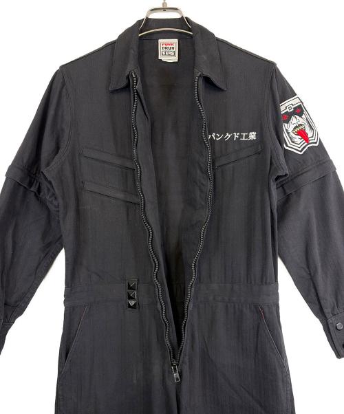 PUNK DRUNKERS（パンクドランカーズ）PUNK DRUNKERS (パンクドランカーズ) つなぎ ブラック サイズ:SIZE Sの古着・服飾アイテム
