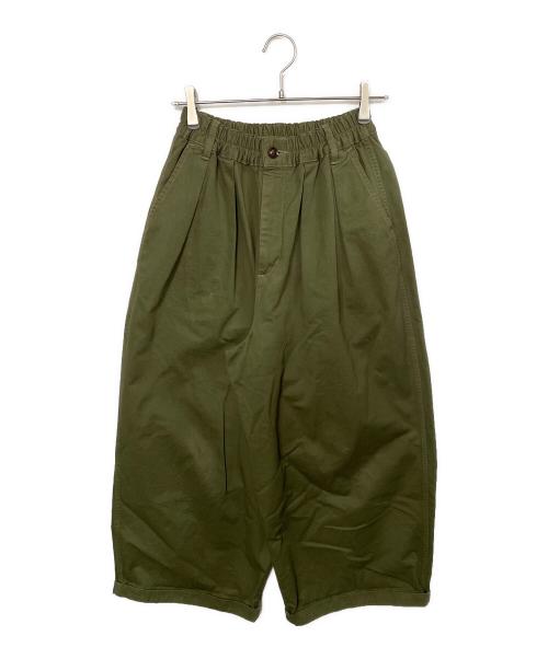 HARVESTY（ハーベスティー）HARVESTY (ハーベスティー) サーカスバギーパンツ グリーン サイズ:2の古着・服飾アイテム