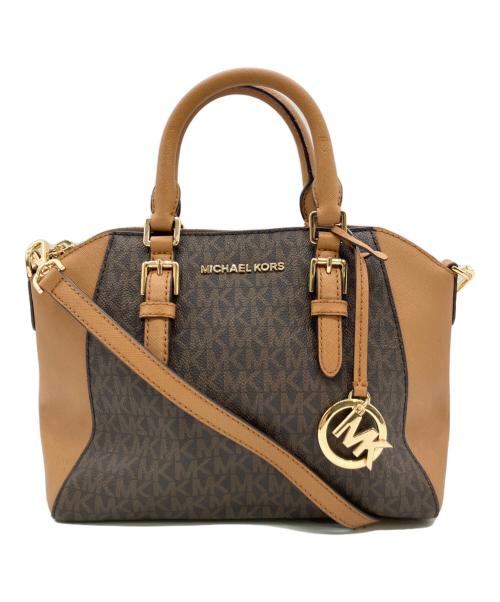 MICHAEL KORS（マイケル・コース）MICHAEL KORS (マイケル・コース) 2WAYバッグ/ショルダーバッグ ブラウンの古着・服飾アイテム
