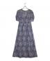 Kaene (カエン) 半袖ワンピース ブルー×ピンク サイズ:SIZE 36（S）：7000円