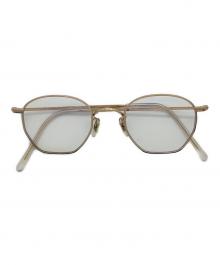 GLOBE SPECS（グローブスペックス）の古着「伊達眼鏡」｜ゴールド