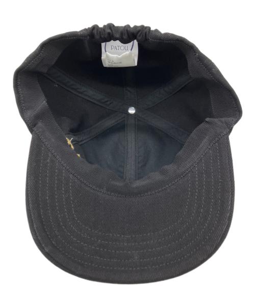 patou（パトゥ）Patou (パトゥ) キャップ ブラック 未使用品の古着・服飾アイテム